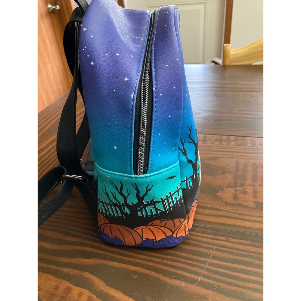 Disney Loungefly Stitch Pumpkin Halloween Small Backpack 2025 - Picture 9 of 13